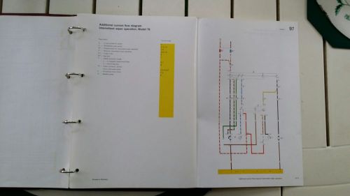 1977 porsche 911 turbo usa colored electrical wiring diagrams oem