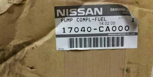 New genuine oem nissan complete fuel pump assembly 17040-ca000