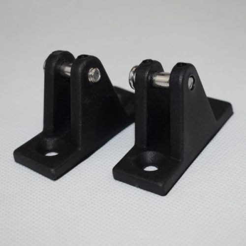 2x nylon deck hinge boat bimini top fitting 90 degree pin plastic boat