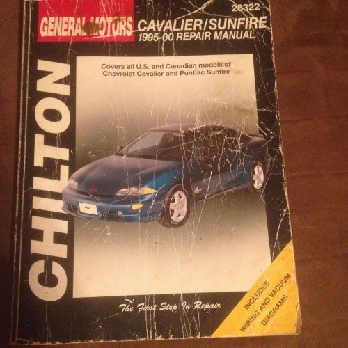 Cavalier/sunfire 1995-00 chilton repair manual