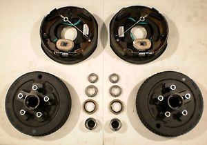 Add brakes to trailer basic kit 3500# axle 5 x 4.75 electric never self adjust