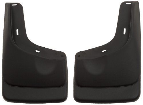 Husky liners custom fit molded thermoplastic front mudguard for select