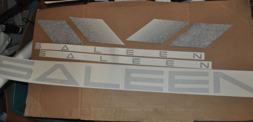 Saleen factory set black stripes and fader chevrons