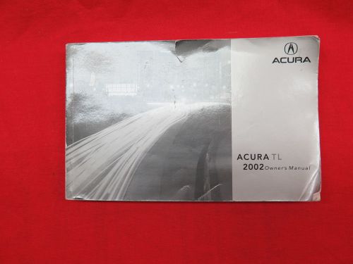 2002 acura tl owners manual guide book