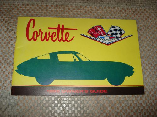 1966 chevy corvette owners manual glove box book