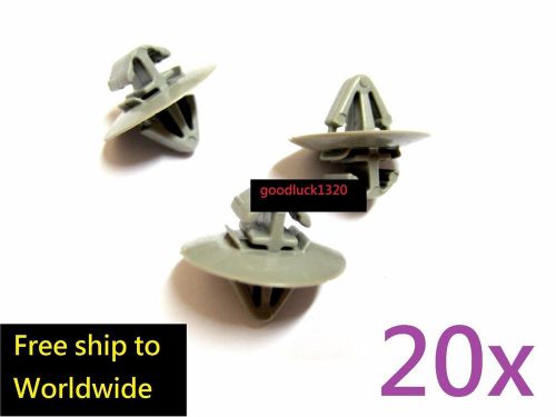 20x clips for renault trafic traffic side moulding / lower protection door trim