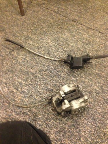 Skidoo rev mxz sdi 600 ho brake master cylinder and caliper