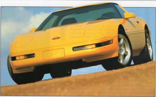 1983 - 1994 zr-1 chevrolet corvette photos &amp; facts 2- 10 1/4&#034; x 11 3/4 &#034; pages