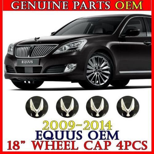 Oem 18&#034; wing wheel caps 4pcs/set for 2009-2014 hyundai equus [52960 3n100]