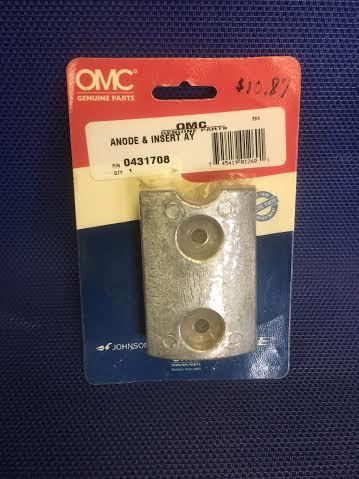 Omc 0431708 anode &amp; insert assembly