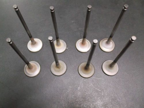 Nascar nhra titanium exhaust valves 1.630 full set
