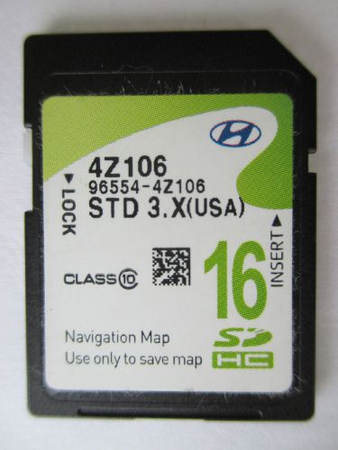 New 2012 2016 hyundai santa fe navigation sd card map 96554-4z106 oem gps chip