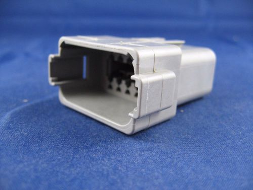 Deutsch connector, dt04-12pa, 12-way, male, gray