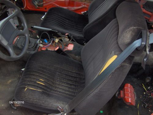 1982-1992 firebird/camaro black front seats