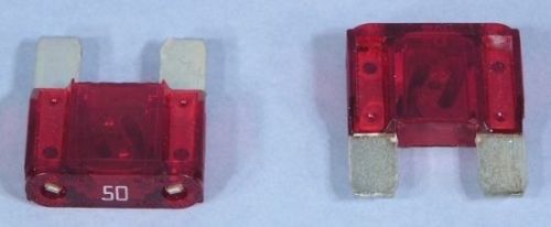 * 50 littlefuse 50a 32v maxi slo-blo 299 blade fuse 50 amp 32 volt fuses new *