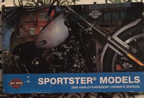 2009 sportster models original owners manual