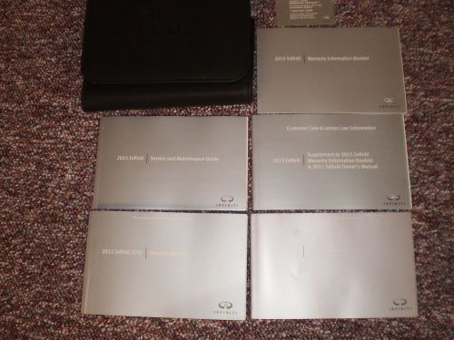 2015 infiniti q70 complete car owners manual books nav guide case all models