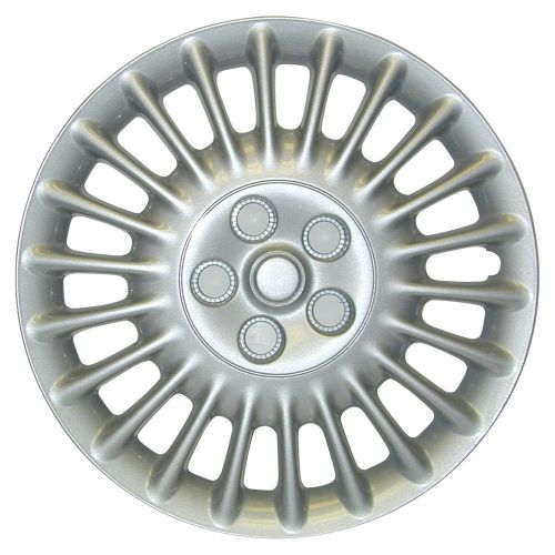 Oem reconditioned 16 inch hubcap wheel cover flat silver full face painted