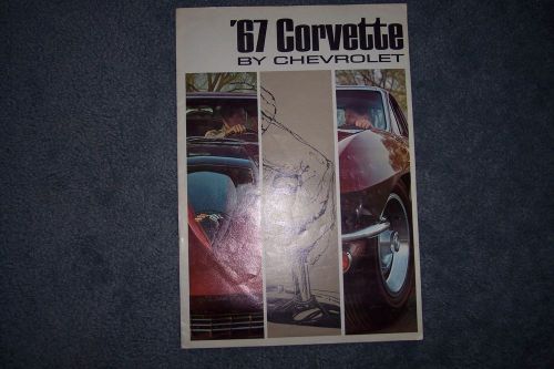 1967   corvette   sales brochure