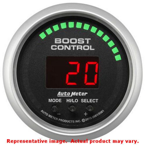Auto meter 3381 sport comp/sport comp ii series boost controller gauge brushed