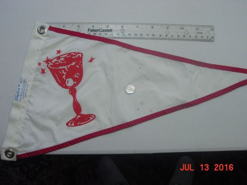 Taylor-made party glass pennant boat flag 10&#034; x 16&#034;