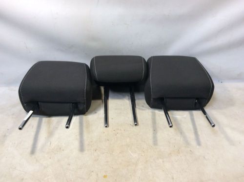 12 13 14 ford focus rear headrests head rests set of 3 three oem j