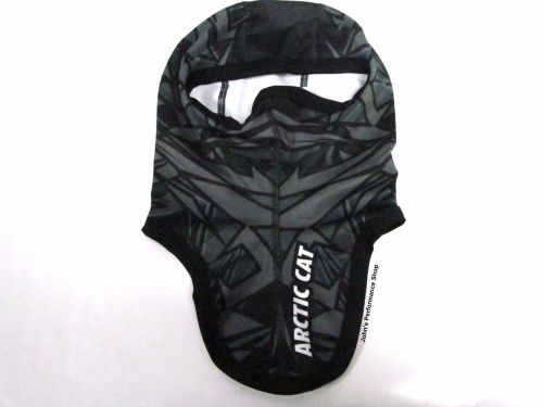 2017 arctic cat sno pro black &amp; gray balaclava facemask l xl 5272-434 5272-436