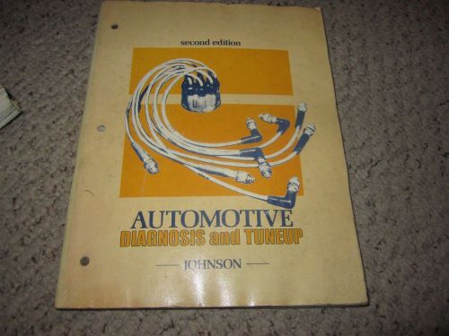 1977 johnson automotive diagnosis and tuneup book second edition