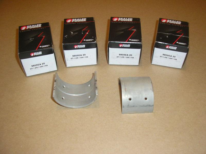 Ford 3.9 (239) l-head v-8 rod bearings. 1946-1953 federal mogul 9805ca-020-nib!!