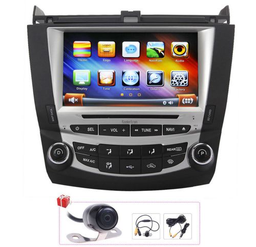 Camera+map us koolertron 8&#034; autoradio gps satnav dvd stereo for honda accord