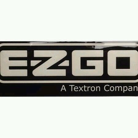 E z go golf cart part oem ezgo rxv nameplate / decal part # 606405