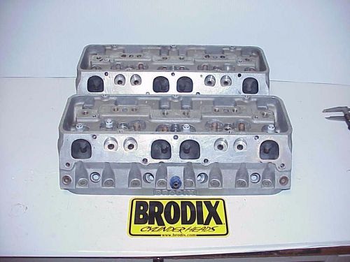 Brodix canted valve aluminum racing heads sb chevy pro mod nhra ihra sprint car