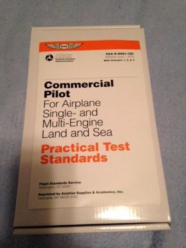 Commercial pilot practical test standards for airplane single- and multi engine