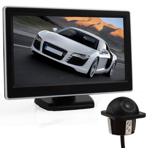 5 inch tftlcd car rear view monitor + 170 wide angle 420tvl reverse camera kit