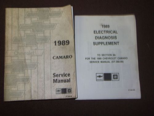 1989 chevy chevrolet camaro ss z28 rs service shop repair manual set factory 89