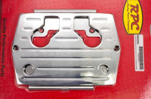 Racing power co chrome optima blue/red/yellow top battery tray p/n r6323c