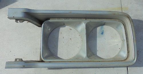 1975 plymouth fury lh headlight bezel