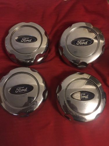 4 oem 4l24-1a096-ca 02 2003 2004 2005 ford explorer chrome center caps hubcaps