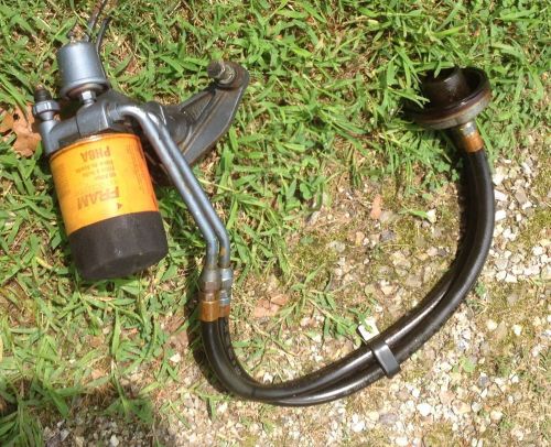 1994 yamaha 5.7 v8 sterndrive i/o oil lines hose filter bracket complete