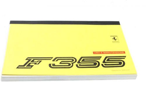 Ferrari f355 owners manual -- japanese version     **reprint**