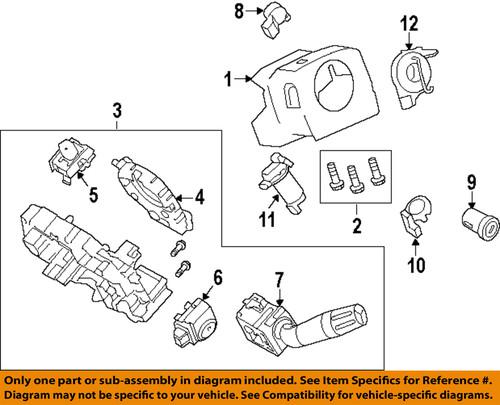 Ford oem bc3z-13k359-ba switch, multi-function/combination/combination switch