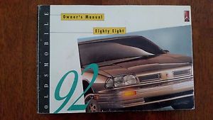 1992 oldsmobile eighty-eight owner&#039;s manual