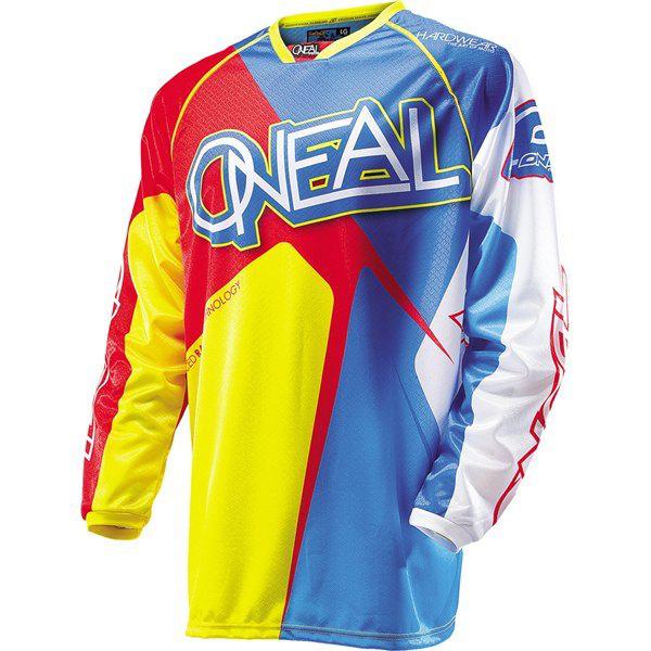 Blue/red/yellow xxl o'neal racing hardwear jersey 2014 model