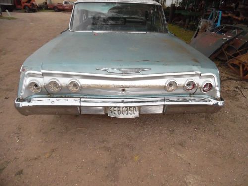 62 1962 chevy impala biscayne bel air rear back bumper face bar