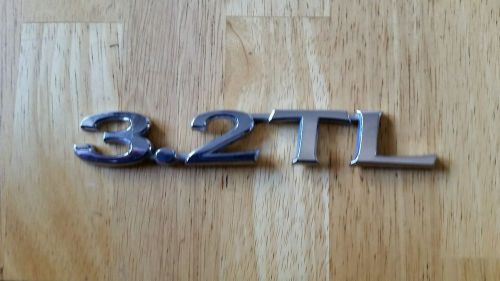 2001 2002 2003 acura 3.2tl rear trunk emblem stk#a103