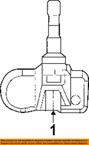 Mopar oem 56029479ab tire pressure monitoring system (tpms) sensor