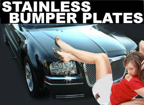 05 - 09 stainless steel chrysler 300 front bumper trim