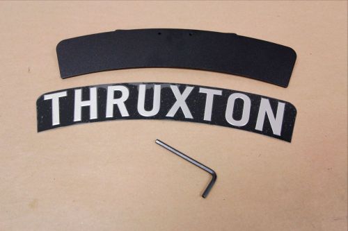 Triumph thruxton curved license plate rockers ton up