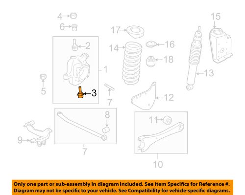 Ford oem 08-10 f-450 super duty front suspension-lower ball joint bc3z3050d