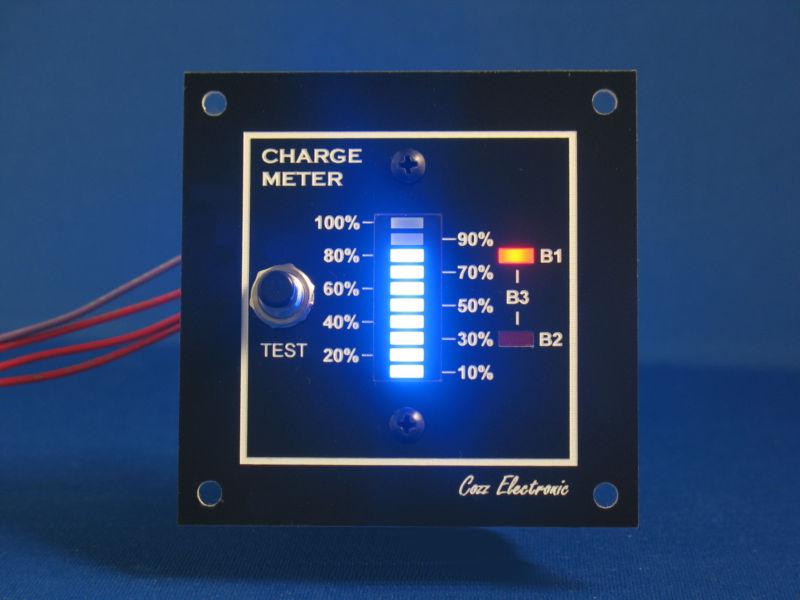 12v charge meter - bar graph voltmeter for boat, rv